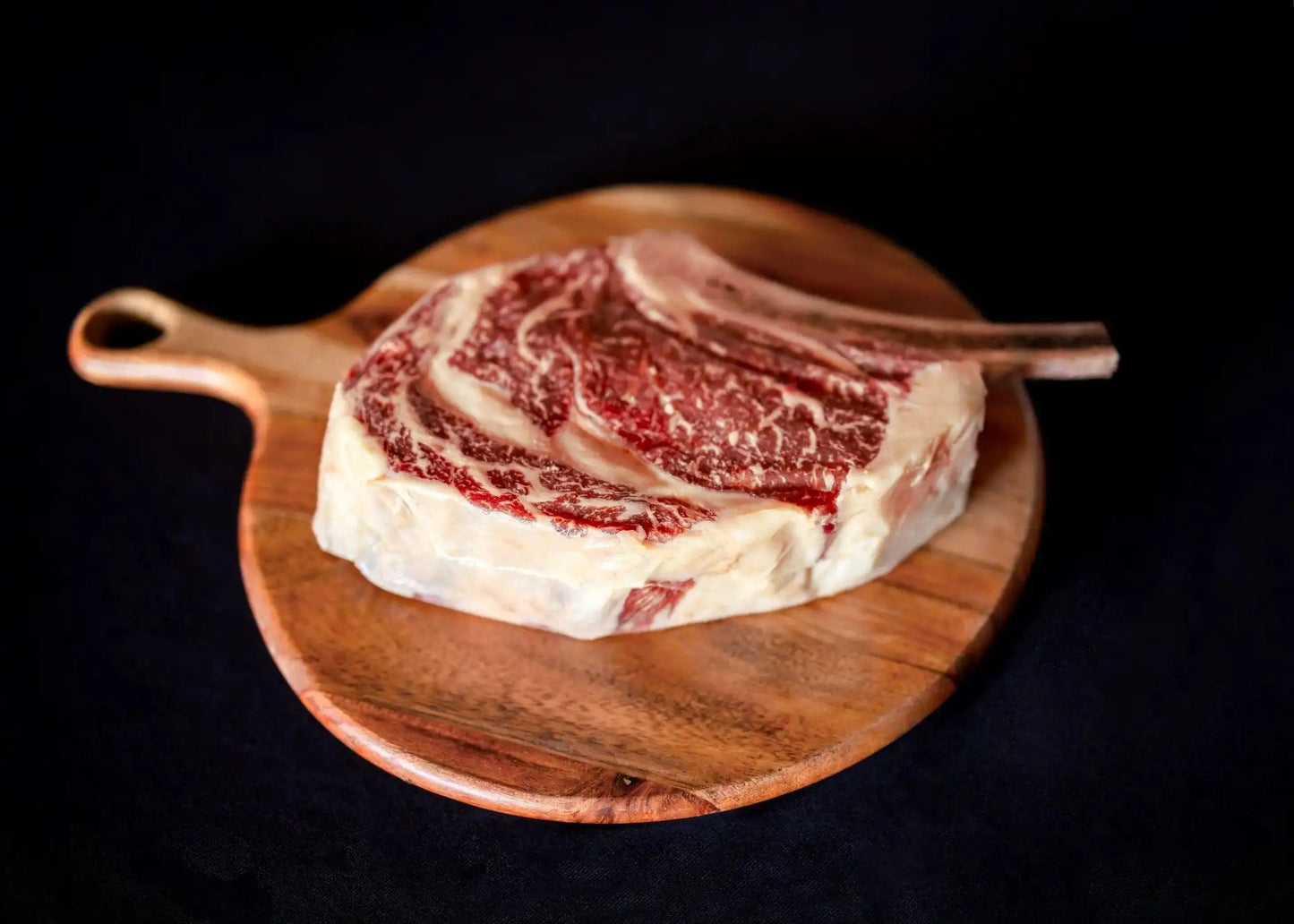 100% All-Natural Grass-Fed Pasture-Raised Wagyu Cowboy Rib Steak - The Hufeisen-Ranch (WYO Wagyu)