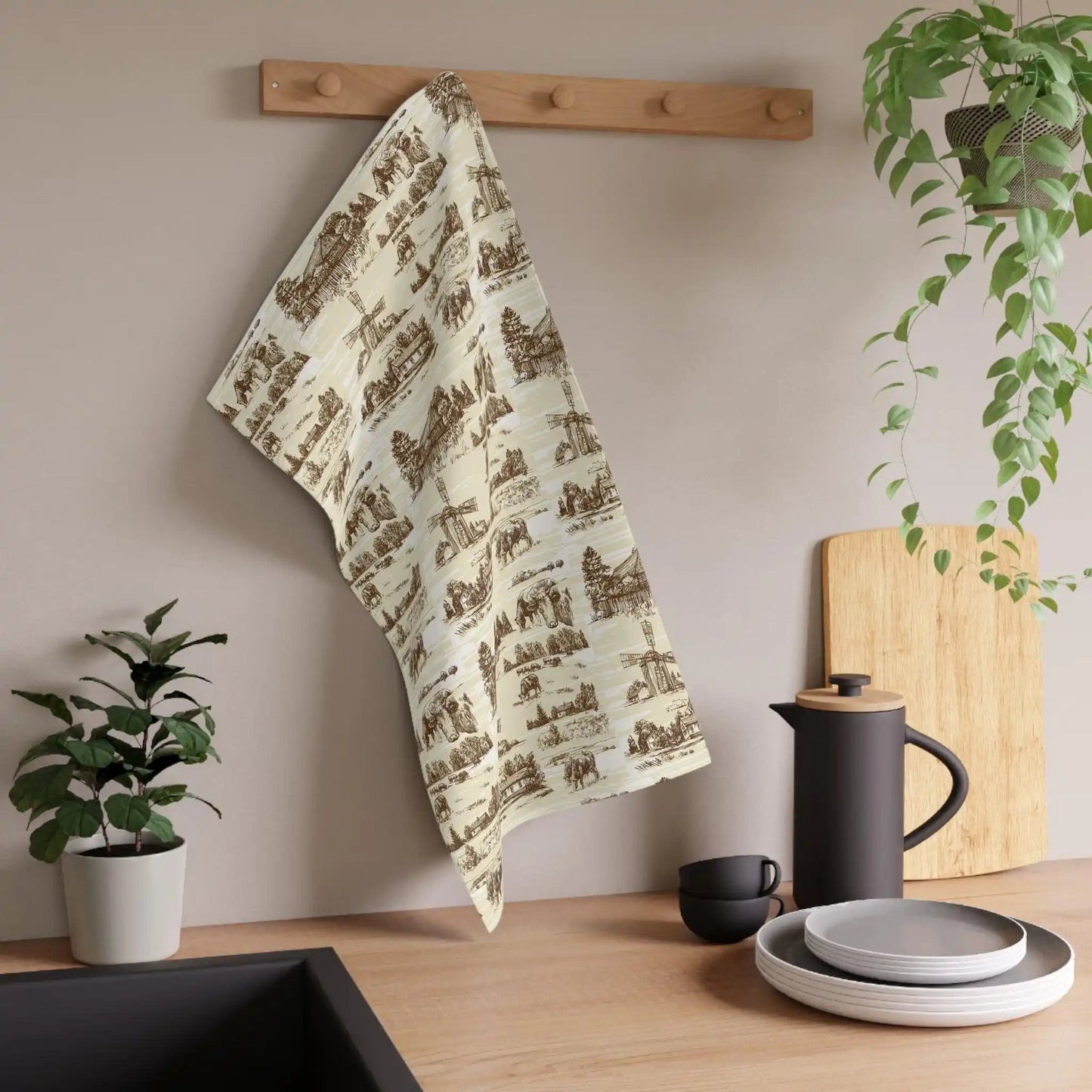 Farm Style Farmhouse Kitchen TowelHere to add a touch of character & utility to any kitchen. Not only does it have a stunning one-sided print, but it's also a trusty and expressive helper to the Farm Style Farmhouse Kitchen TowelThe Hufeisen-Ranch (WYO Wagyu)Home Decor