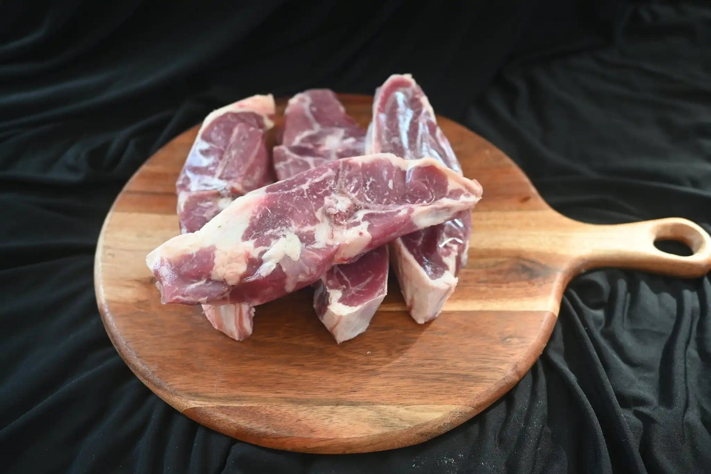 Grass-fed Icelandic Lamb Loin Steaks (4 Count) - The Hufeisen-Ranch (WYO Wagyu)