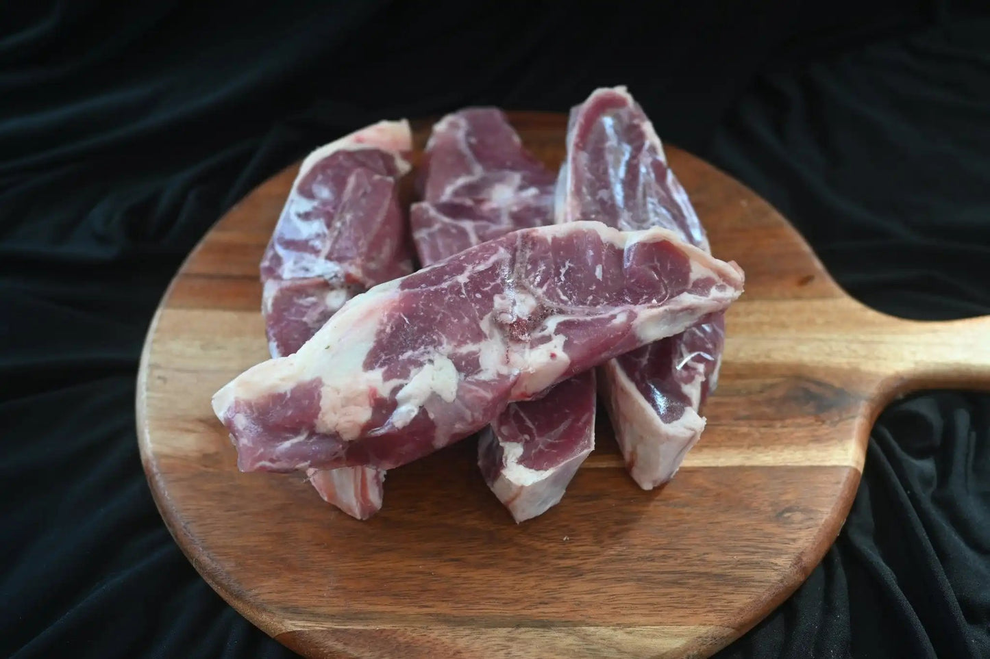 Grass-fed Icelandic Lamb Loin Steaks (4 Count) - The Hufeisen-Ranch (WYO Wagyu)