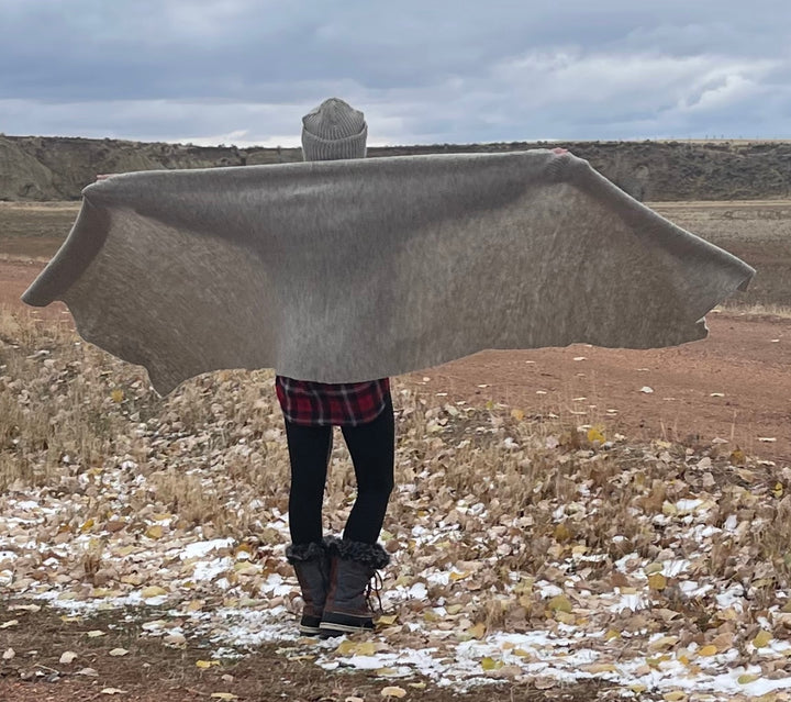 100% Icelandic Sheep Wool Throw Blanket