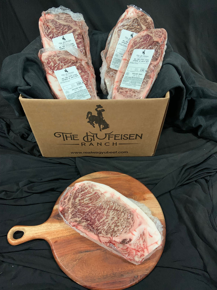 Kagoshima Japanese A5 Wagyu New York Strip