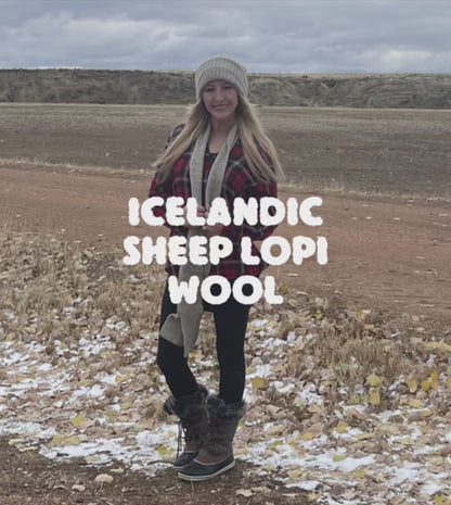 100% Icelandic Sheep Wool Scarf