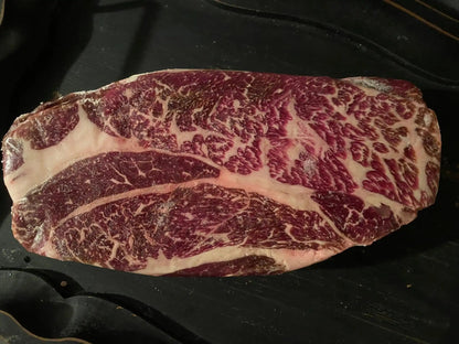 100% All-Natural Grass-fed American Wagyu Beef Chuck Eye Rancher SteakExperience the unparalleled richness and flavor of our Wagyu Chuck Eye Steak. Sourced from the finest Wagyu cattle, this cut combines the tenderness of a steak with 100%The Hufeisen-Ranch (WYO Wagyu)