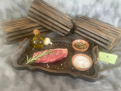 100% All-Natural Grass-Fed Black Angus New York StripIndulge in the rich and robust flavor of our 100% All-Natural Grass-Fed Black Angus New York Strip. Sourced from our trusted ranch, these strips exemplify the essenc100%The Hufeisen-Ranch (WYO Wagyu)