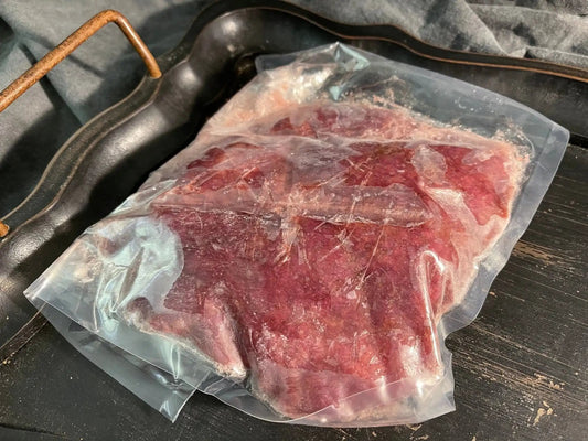 100% All-Natural Grass-Fed "Misfit" Beef Cube Steak - The Hufeisen-Ranch (WYO Wagyu)