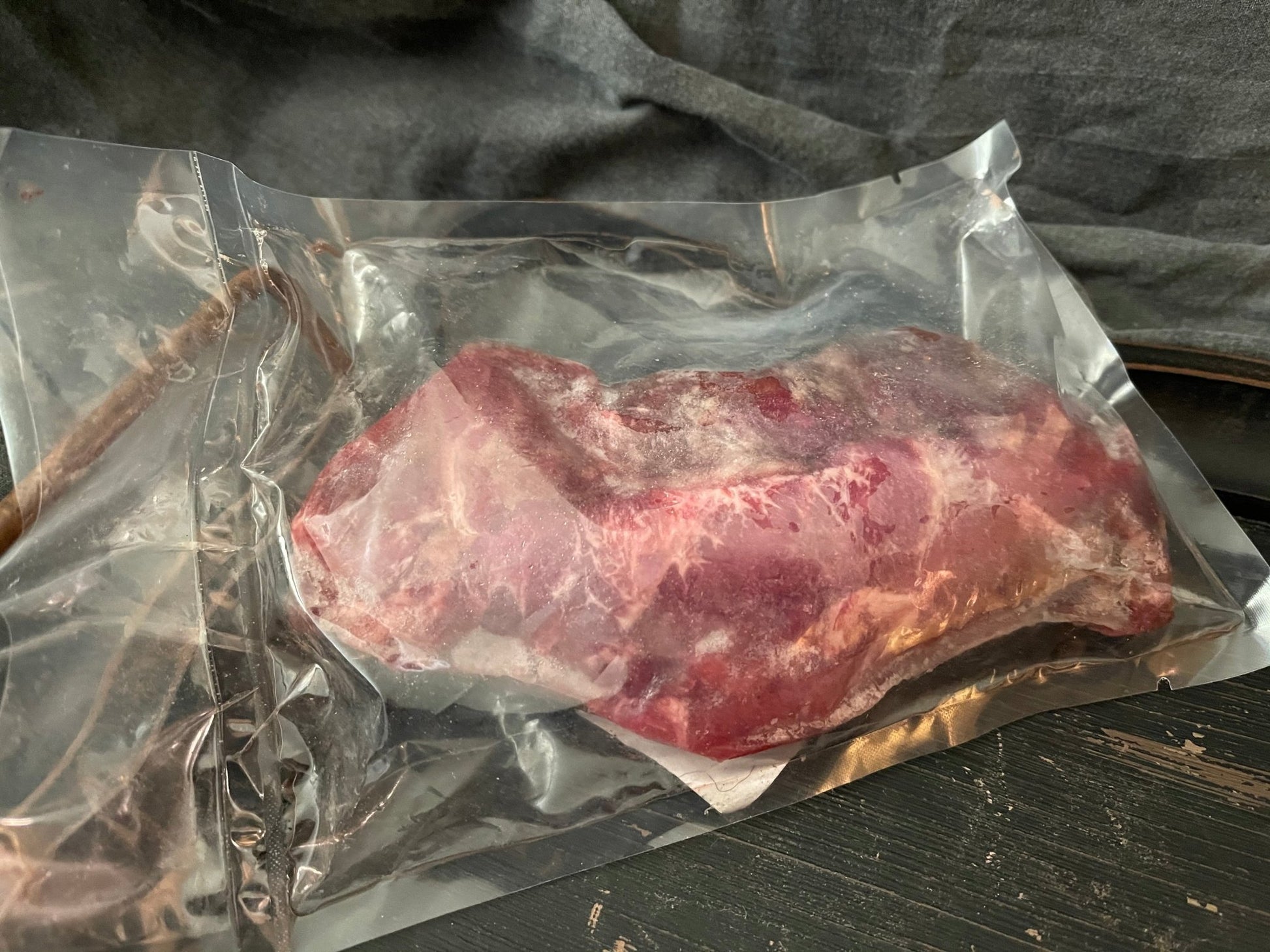 100% All-Natural Grass-Fed "Misfit" New York Strip - The Hufeisen-Ranch (WYO Wagyu)