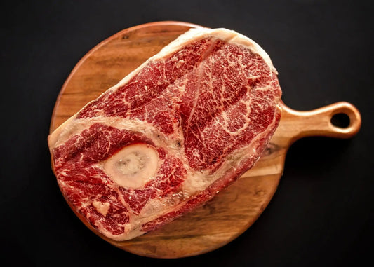 100% All-Natural Grass-Fed Pasture-Raised Wagyu Arm RoastIntroducing Hufeisen Ranch's 100% All-Natural Grass-Fed Pasture-Raised Wagyu Arm Roast, the perfect cut for succulent and flavorful dishes. This primal cut is source100%The Hufeisen-Ranch (WYO Wagyu)