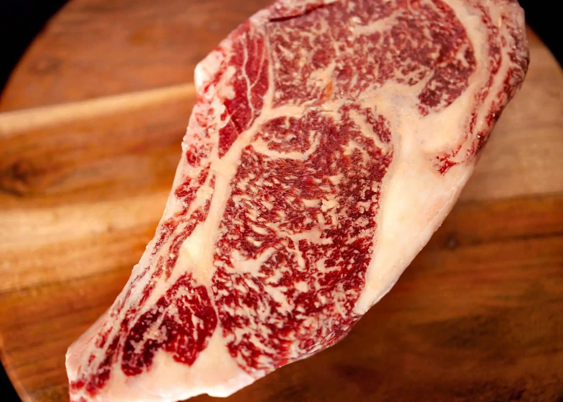 100% All-Natural Grass-Fed Pasture-Raised Wagyu Bone-In Ribeye Steak - The Hufeisen-Ranch (WYO Wagyu)