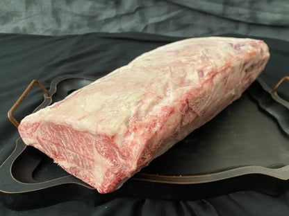 100% All-Natural Grass-Fed Pasture-Raised Wagyu Boneless Prime Rib Roa









Experience the pinnacle of beef excellence with Hufeisen Ranch's 100% All-Natural Fullblood Japanese Wagyu Boneless Prime Rib Roast. Cut from the most priz100%The Hufeisen-Ranch (WYO Wagyu)