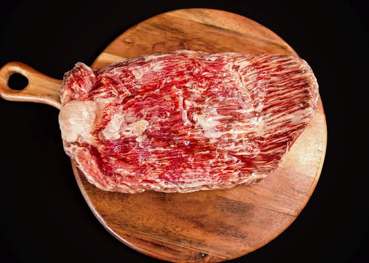 100% All-Natural Grass-Fed Pasture-Raised Wagyu Flank SteakElevate your favorite dishes with Hufeisen Ranch's 100% All-Natural Grass-Fed Pasture-Raised Wagyu Flank Steak. Perfect for fajitas, tacos, steak sandwiches, or even100%The Hufeisen-Ranch (WYO Wagyu)