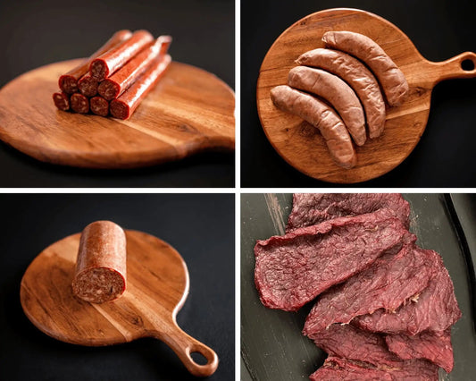 100% All-Natural Grass-Fed Pasture-Raised Wagyu Man Cave Snack BoxThe Man Cave Snack Box is the ultimate assortment of delicious snacks and savory treats that are perfect for enjoying while relaxing in your man cave.
The centerpiec100%The Hufeisen-Ranch (WYO Wagyu)