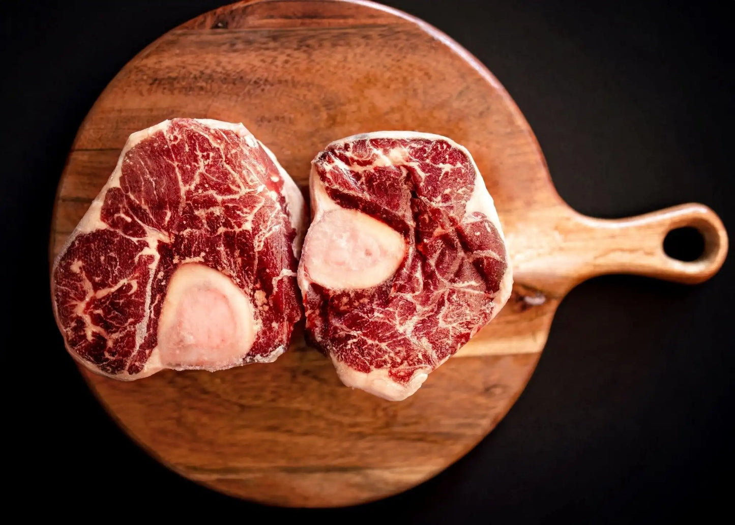100% All-Natural Grass-Fed Pasture-Raised Wagyu Osso Bucco - The Hufeisen-Ranch (WYO Wagyu)
