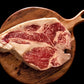 100% All-Natural Grass-Fed Pasture-Raised Wagyu Porterhouse T-Bone - The Hufeisen-Ranch (WYO Wagyu)