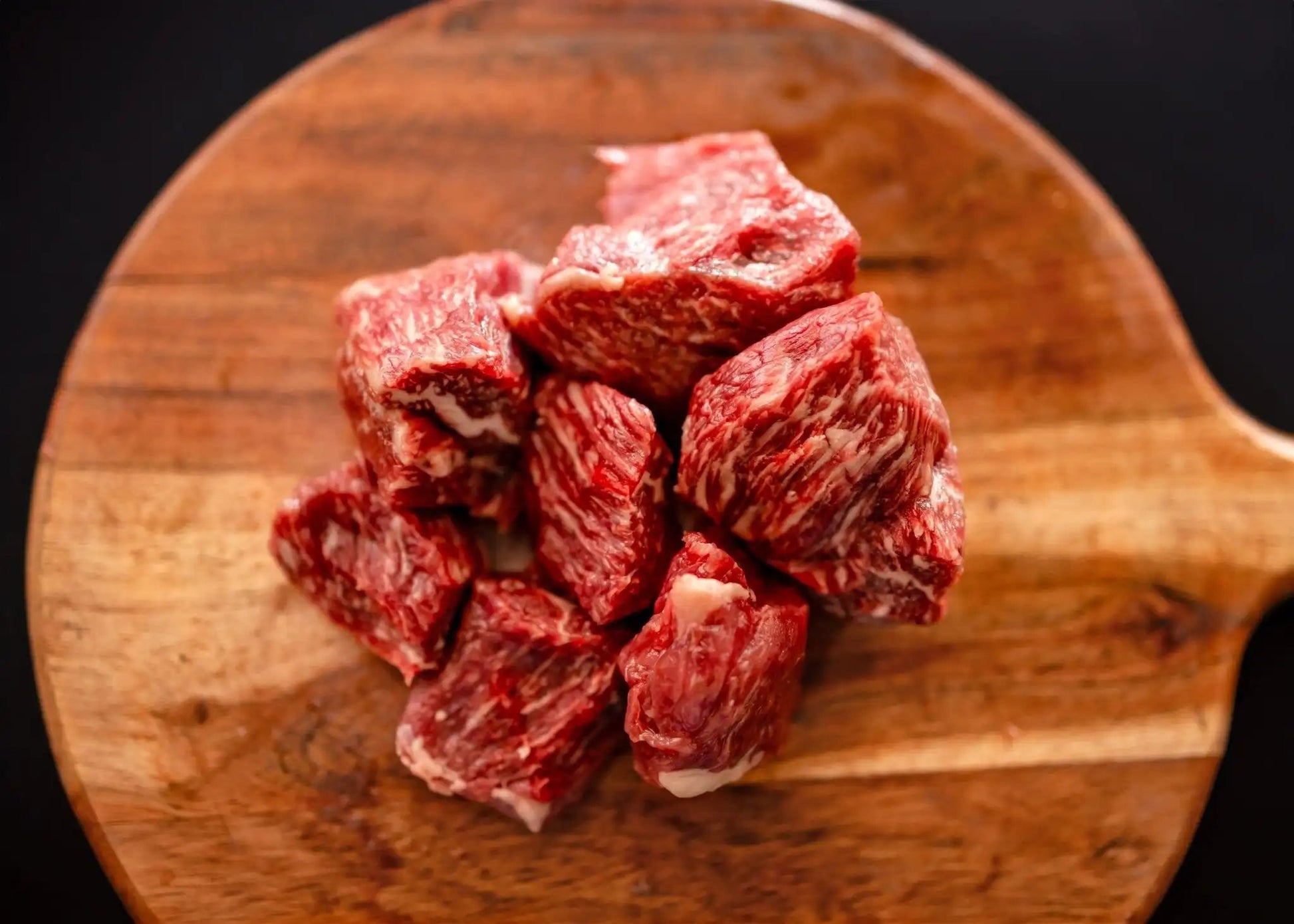 100% All-Natural Grass-Fed Pasture-Raised Wagyu Sirloin Kabob Meat - The Hufeisen-Ranch (WYO Wagyu)
