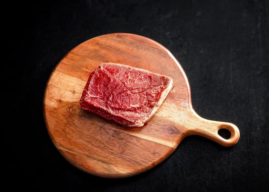 100% All-Natural Grass-Fed Pasture-Raised Wagyu Sirloin Tip SteakElevate your culinary creations to the next level with Hufeisen Ranch's 100% All-Natural Grass-Fed Pasture-Raised Wagyu Sirloin Tip Steak. This marvel of Wagyu beef 100%The Hufeisen-Ranch (WYO Wagyu)