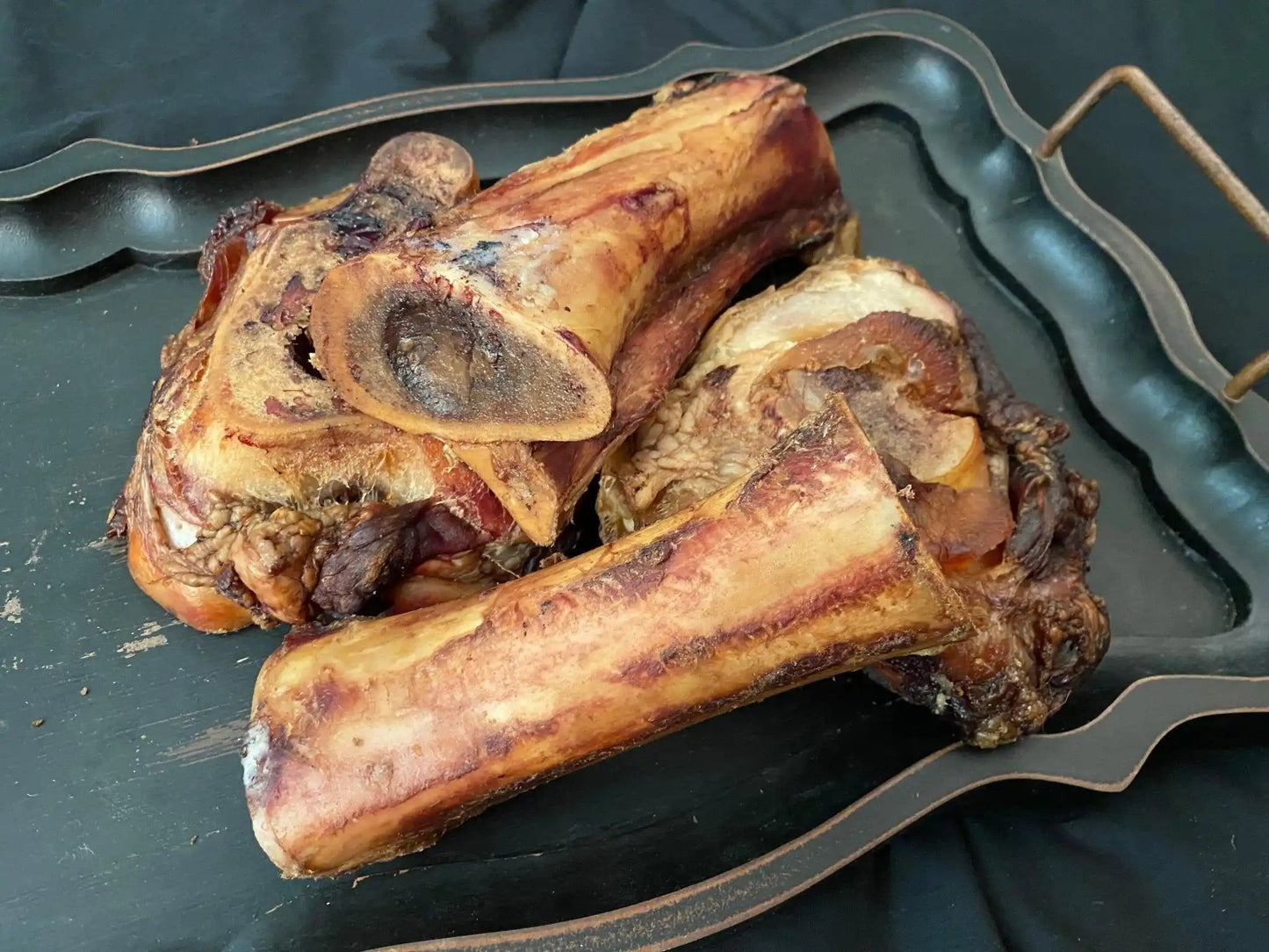 100% All-Natural Pecan Wood Smoked Wagyu Dog Bones - The Hufeisen-Ranch (WYO Wagyu)