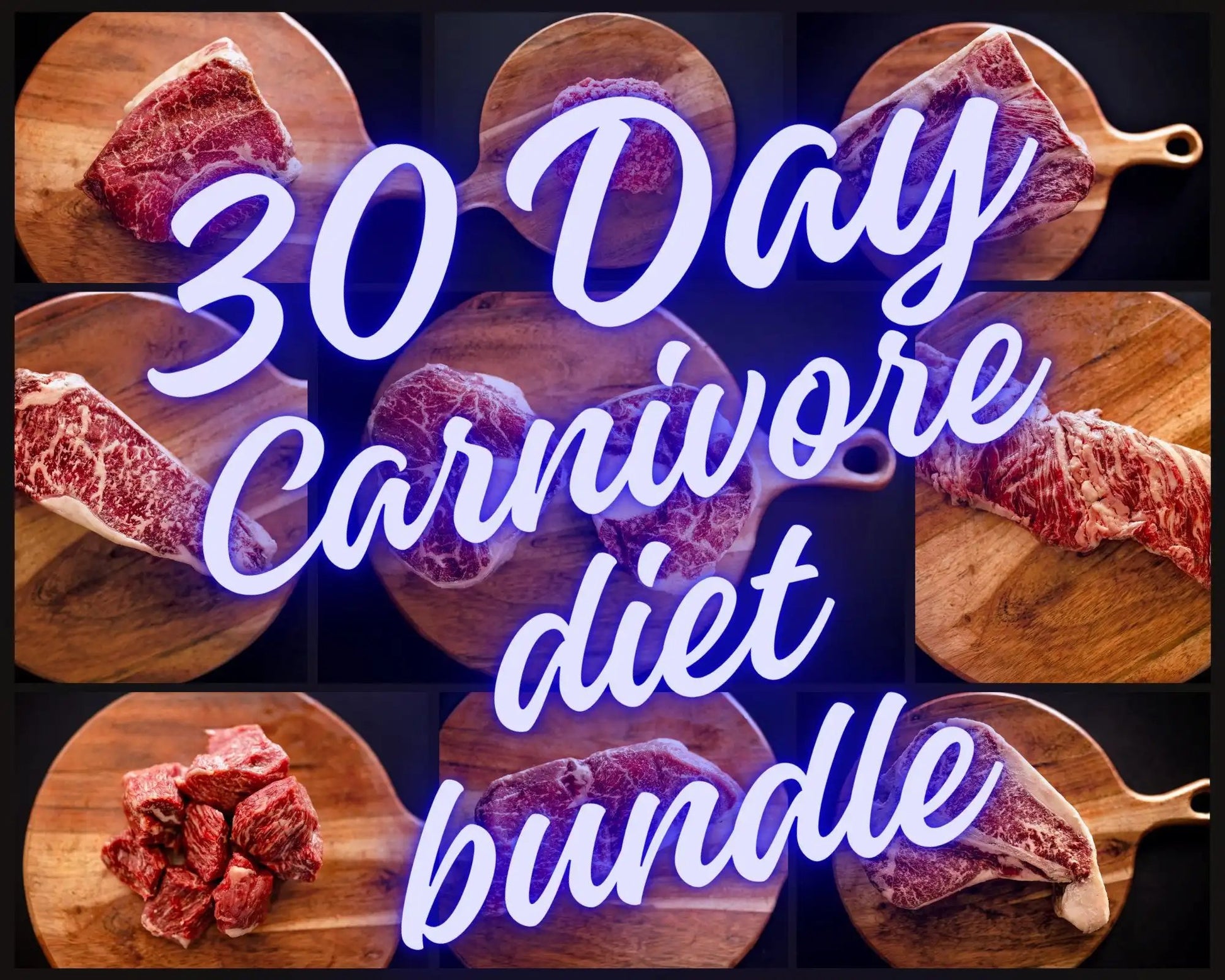 30 Day Carnivore Diet Meal Plan Bundle - The Hufeisen-Ranch (WYO Wagyu)