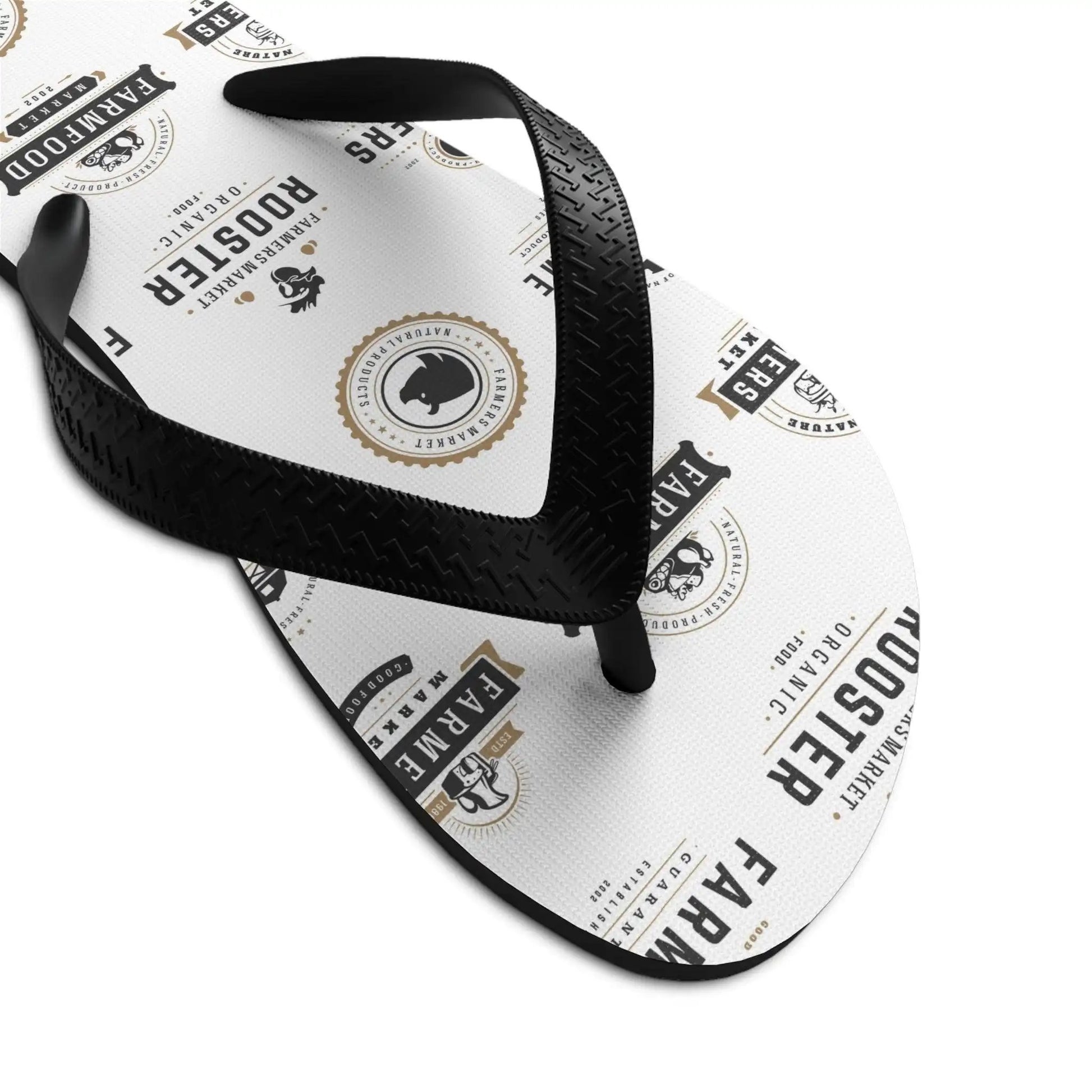 Country Farm Flip-FlopsLet your feet breathe! With a high quality print, these Flip Flops are a must-have item on the beach, around the house or to brighten up a special outfit on hot summCountry Farm Flip-FlopsThe Hufeisen-Ranch (WYO Wagyu)Shoes