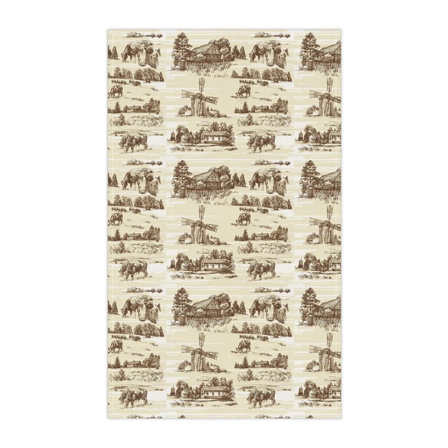 Farm Style Farmhouse Kitchen TowelHere to add a touch of character &amp; utility to any kitchen. Not only does it have a stunning one-sided print, but it's also a trusty and expressive helper to the Farm Style Farmhouse Kitchen TowelThe Hufeisen-Ranch (WYO Wagyu)Home Decor