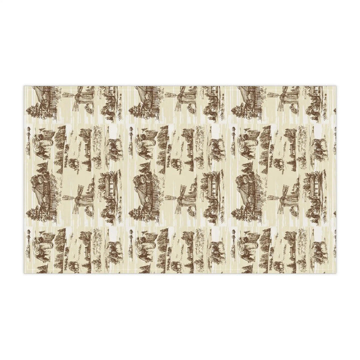 Farm Style Farmhouse Kitchen TowelHere to add a touch of character &amp; utility to any kitchen. Not only does it have a stunning one-sided print, but it's also a trusty and expressive helper to the Farm Style Farmhouse Kitchen TowelThe Hufeisen-Ranch (WYO Wagyu)Home Decor