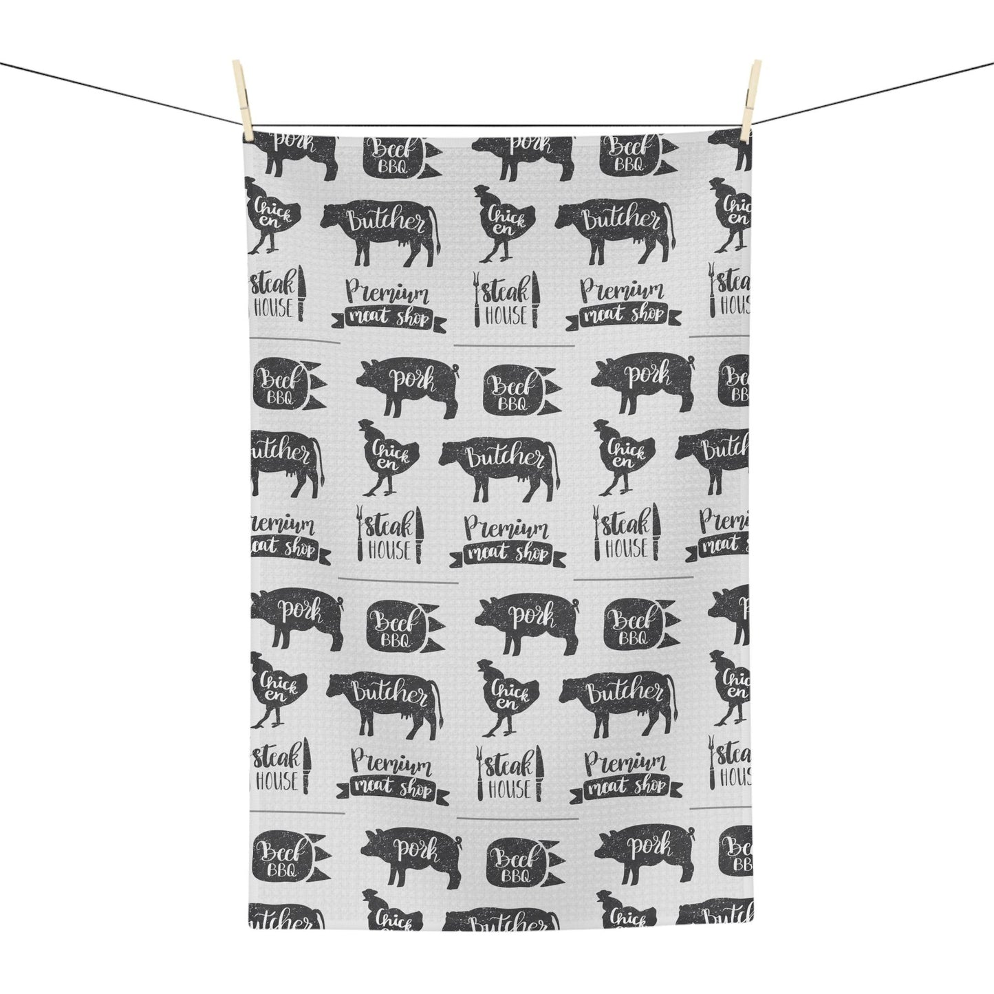 Farm to Fork Soft Tea TowelThese tea towels, coupled with your original designs, get the job done when it comes to cleaning or pure kitchen aesthetics. They're made from a composition of 85% mFork Soft Tea TowelThe Hufeisen-Ranch (WYO Wagyu)Home Decor