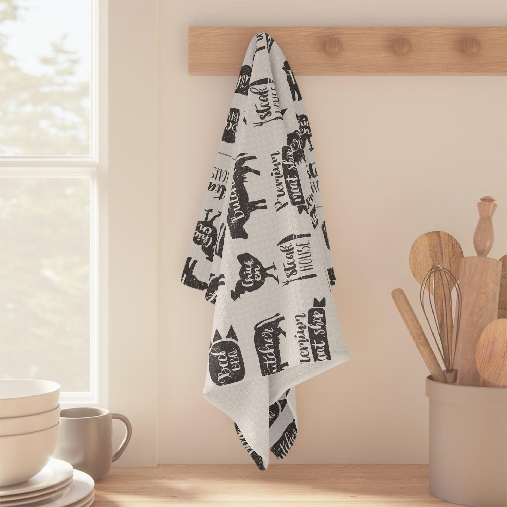 Farm to Fork Soft Tea TowelThese tea towels, coupled with your original designs, get the job done when it comes to cleaning or pure kitchen aesthetics. They're made from a composition of 85% mFork Soft Tea TowelThe Hufeisen-Ranch (WYO Wagyu)Home Decor