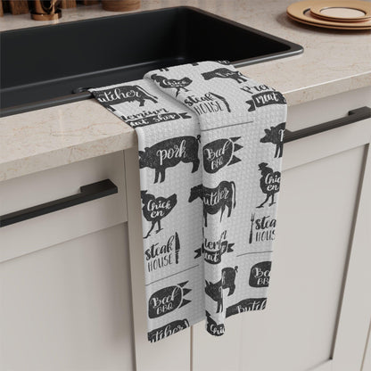 Farm to Fork Soft Tea TowelThese tea towels, coupled with your original designs, get the job done when it comes to cleaning or pure kitchen aesthetics. They're made from a composition of 85% mFork Soft Tea TowelThe Hufeisen-Ranch (WYO Wagyu)Home Decor
