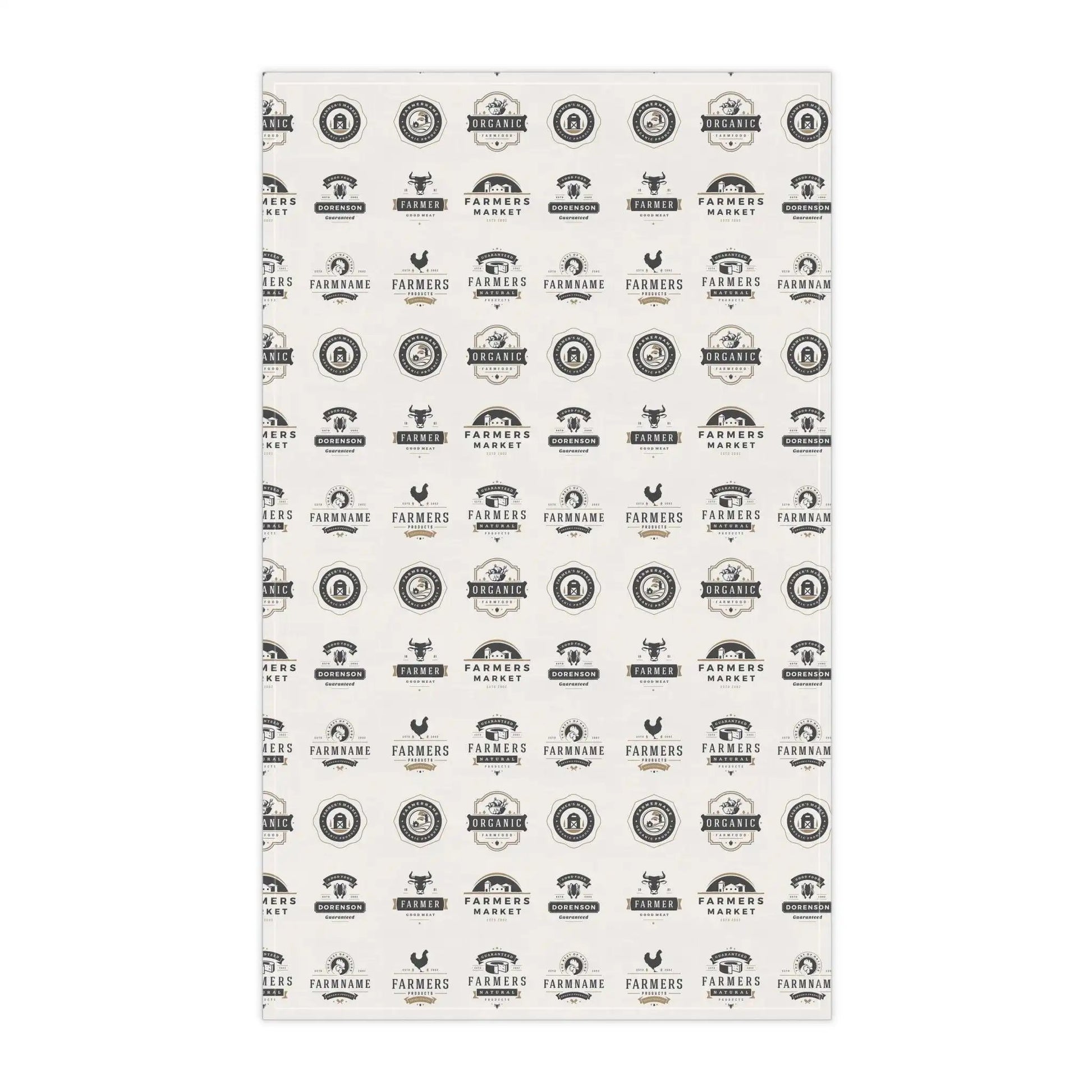 Farmhouse Farm to Fork Kitchen TowelHere to add a touch of character &amp; utility to any kitchen. Not only does it have a stunning one-sided print, but it's also a trusty and expressive helper to the Fork Kitchen TowelThe Hufeisen-Ranch (WYO Wagyu)Home Decor