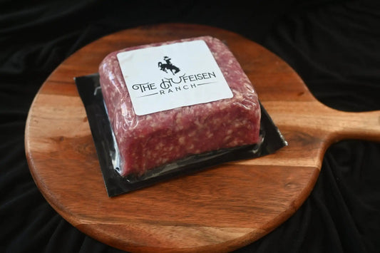 Grass-fed Icelandic Ground LambDiscover the exceptional taste of our Grass-Fed Icelandic Ground Lamb. Sourced from the pristine pastures of Iceland, this ground lamb is a culinary delight that wilGrass-fed Icelandic Ground LambThe Hufeisen-Ranch (WYO Wagyu)