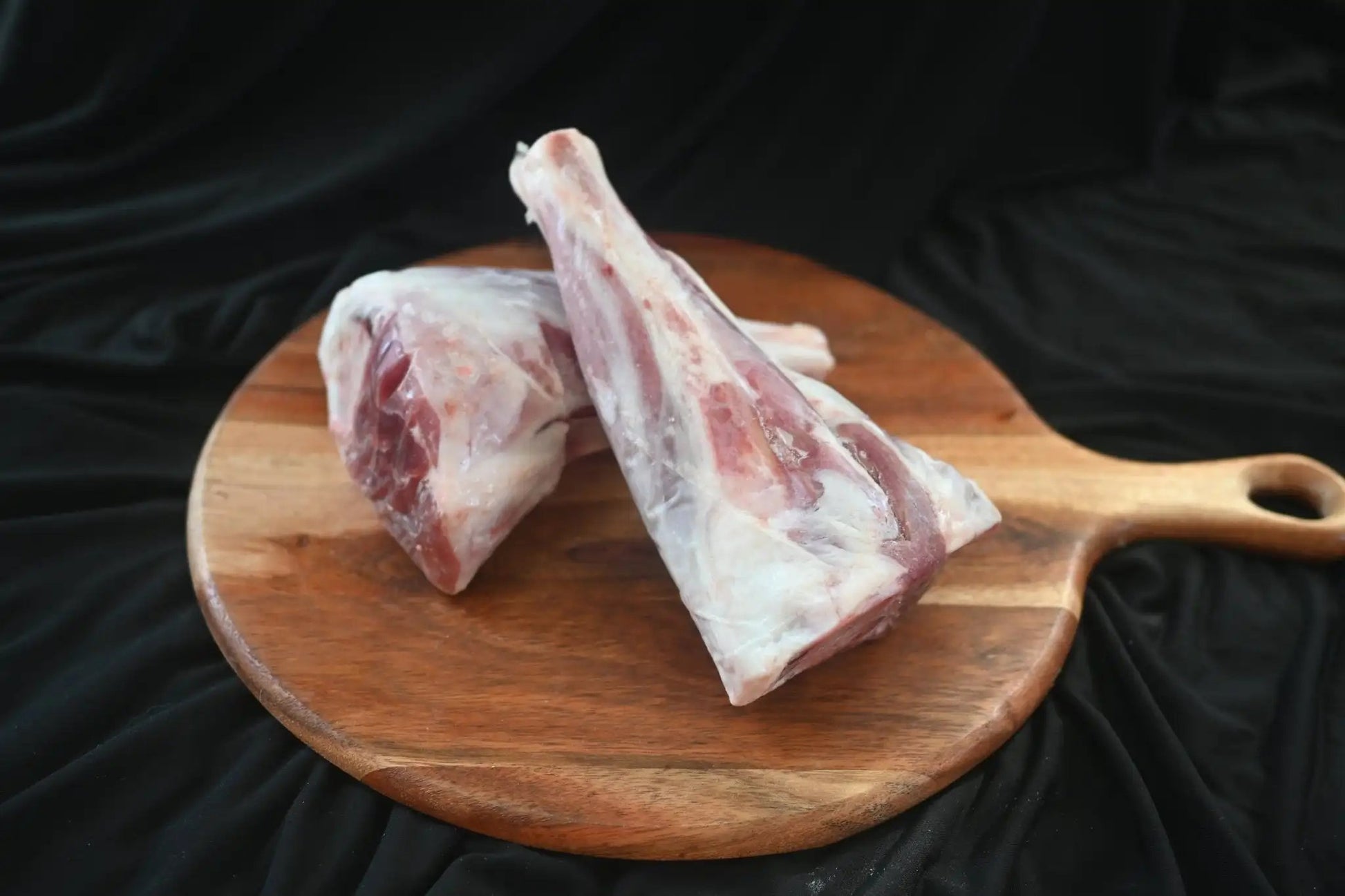 Grass-fed Icelandic Lamb Shanks (2 Shanks)Indulge in the savory delight of our Grass-Fed Icelandic Lamb Shanks, a culinary masterpiece sourced from the pristine pastures of Iceland. These shanks embody the eGrass-fed Icelandic Lamb Shanks (2 Shanks)The Hufeisen-Ranch (WYO Wagyu)
