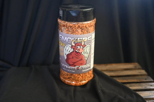 Holy Smokers Rub Co. - Ultimate Steak 11ozIntroducing Holy Smokers Rub Co., a flavor-packed journey driven by passion and purpose. Founded by a culinary enthusiast and entrepreneur, this company has a uniqueHoly Smokers RubThe Hufeisen-Ranch (WYO Wagyu)