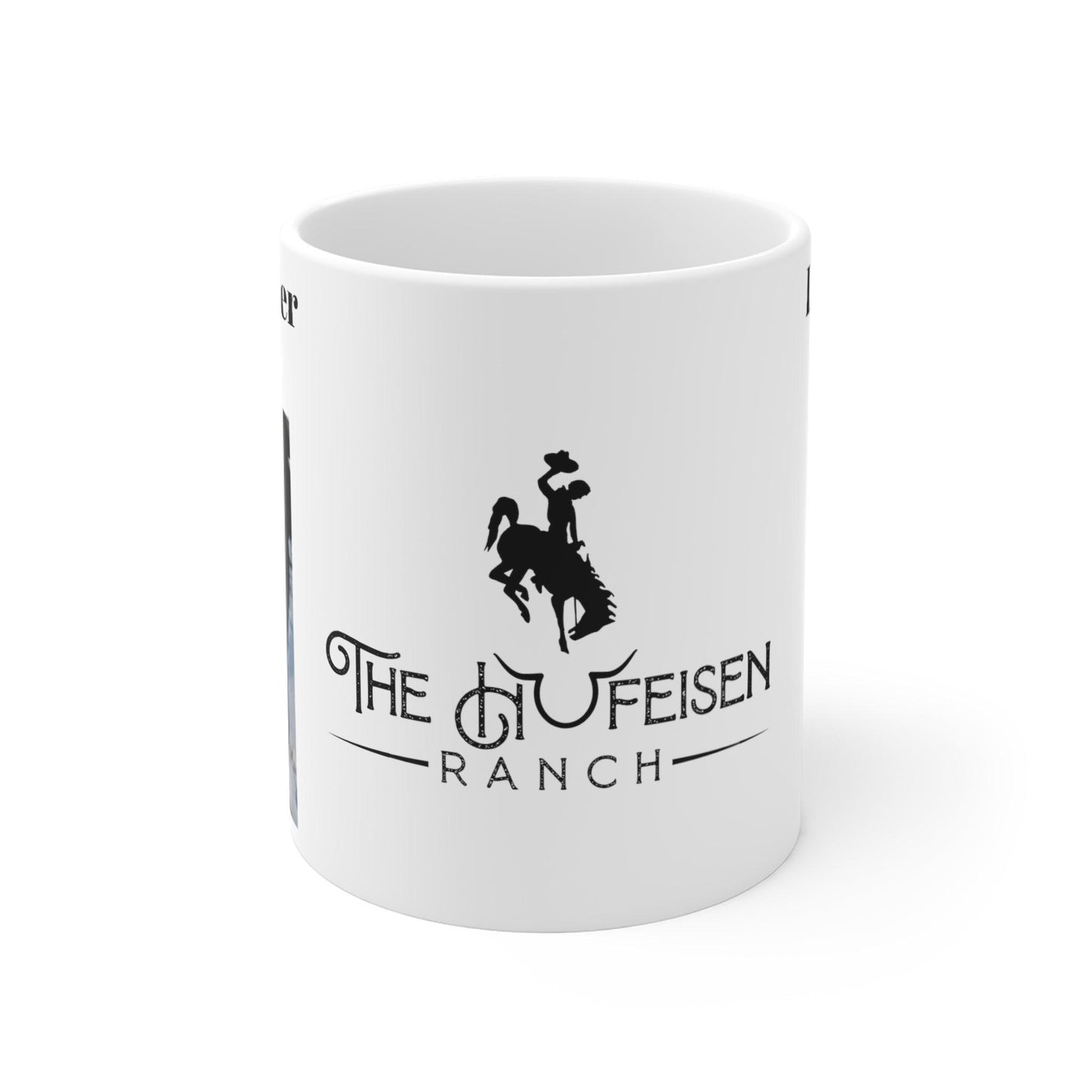 Life is Better with Cows Mug 11ozPerfect for coffee, tea and hot chocolate, this classic shape white, durable ceramic mug comes in the most popular size. High quality sublimation printing makes it aCows Mug 11ozThe Hufeisen-Ranch (WYO Wagyu)Mug