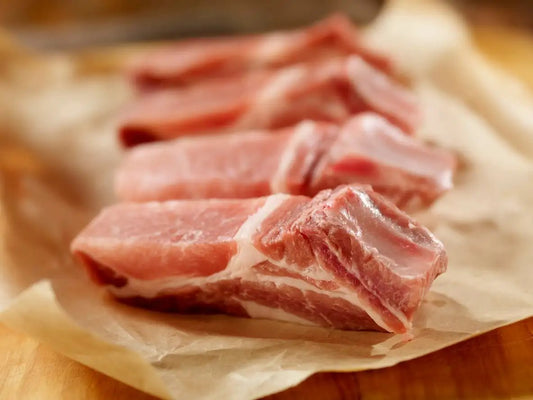 Pasture Raised Mangalitsa Country Style Ribs - The Hufeisen-Ranch (WYO Wagyu)