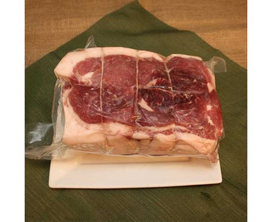 Pasture Raised Mangalitsa Pork Loin End Roast - The Hufeisen-Ranch (WYO Wagyu)