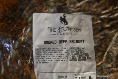 Pre-Smoked Wagyu BrisketSavor the exquisite taste of our Pre-Smoked Wagyu Brisket, artfully prepared by Koehler Meat and Sausage Co. This culinary masterpiece offers the rich, smoky flavorsPre-Smoked Wagyu BrisketThe Hufeisen-Ranch (WYO Wagyu)