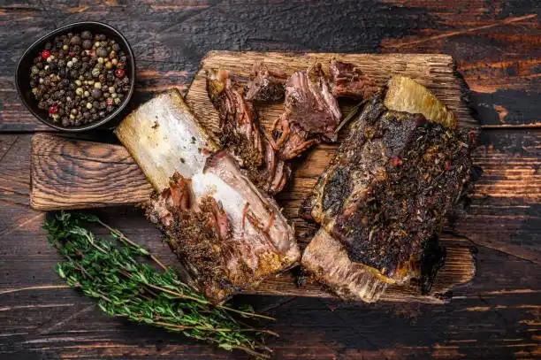 Pre-Smoked Wagyu Short Ribs - The Hufeisen-Ranch (WYO Wagyu)