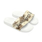 Ranchin’ Ain’t Easy Women's PU Slide Sandals - The Hufeisen-Ranch (WYO Wagyu)
