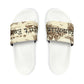Ranchin’ Ain’t Easy Women's PU Slide Sandals - The Hufeisen-Ranch (WYO Wagyu)