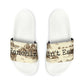 Ranchin’ Ain’t Easy Women's PU Slide Sandals - The Hufeisen-Ranch (WYO Wagyu)