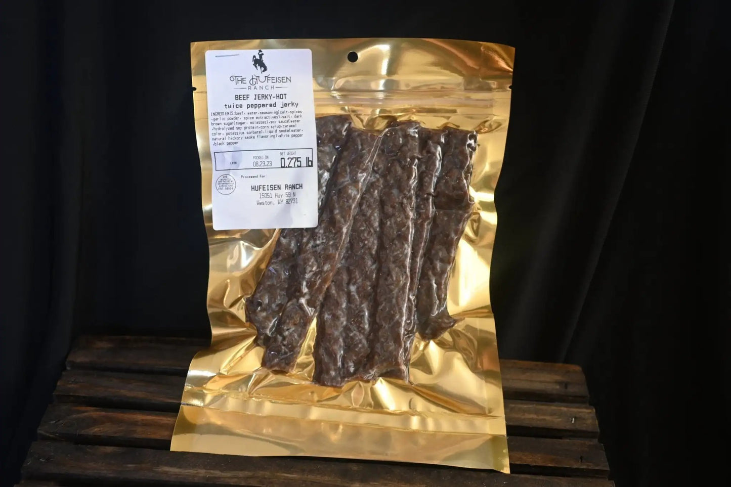 Smoked Wagyu Beef Jerky Sticks - The Hufeisen-Ranch (WYO Wagyu)