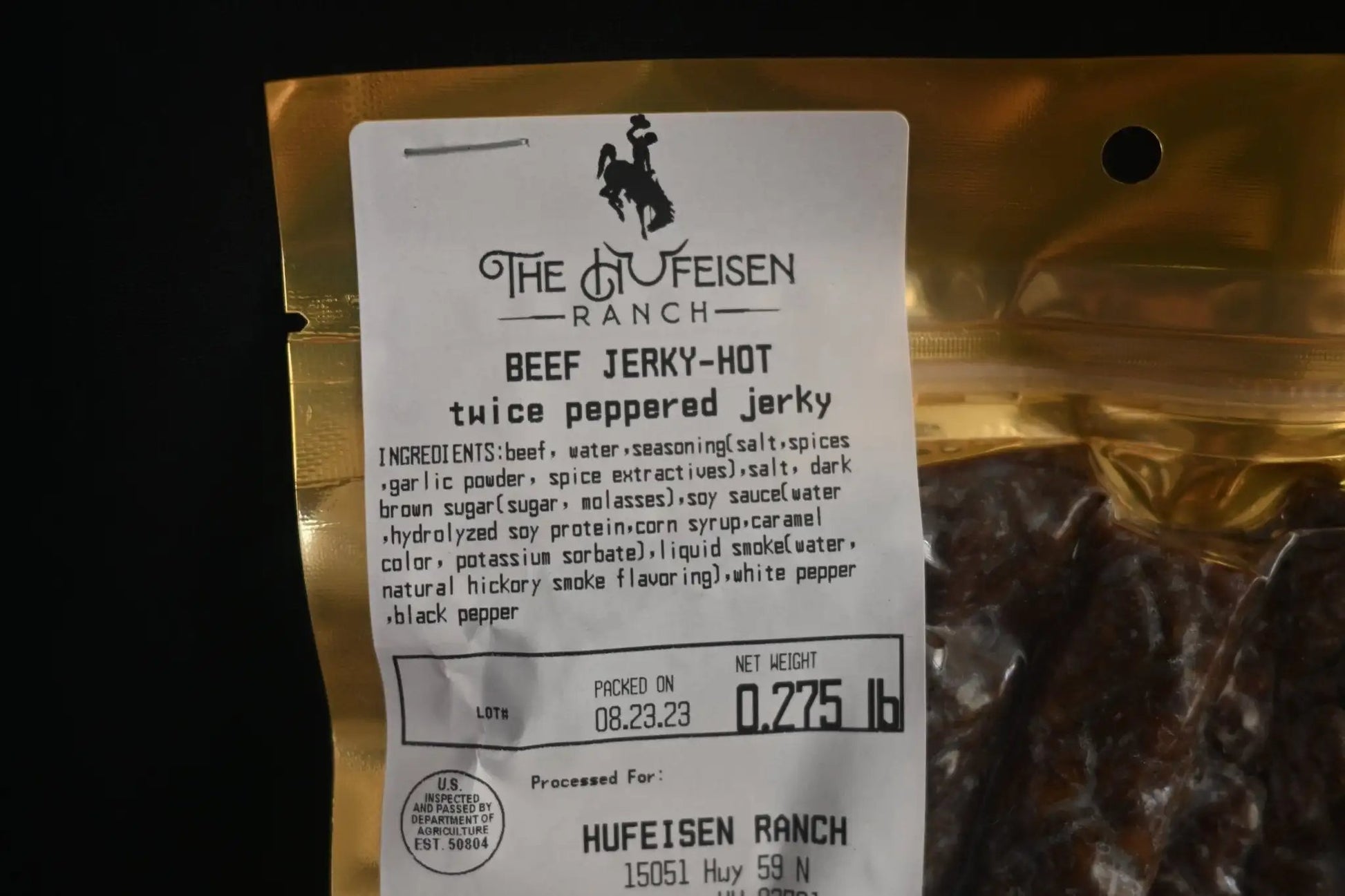 Smoked Wagyu Beef Jerky SticksIndulge in the savory perfection of our Smoked Wagyu Beef Jerky Sticks, expertly crafted by Koehler Meat and Sausage Co. Each bite offers a delightful blend of smokySmoked Wagyu Beef Jerky SticksThe Hufeisen-Ranch (WYO Wagyu)